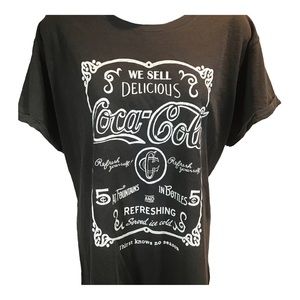 Lucky Brand Coca Cola Graphic Tee Shirt NWOT Womens SZ XL SOFT